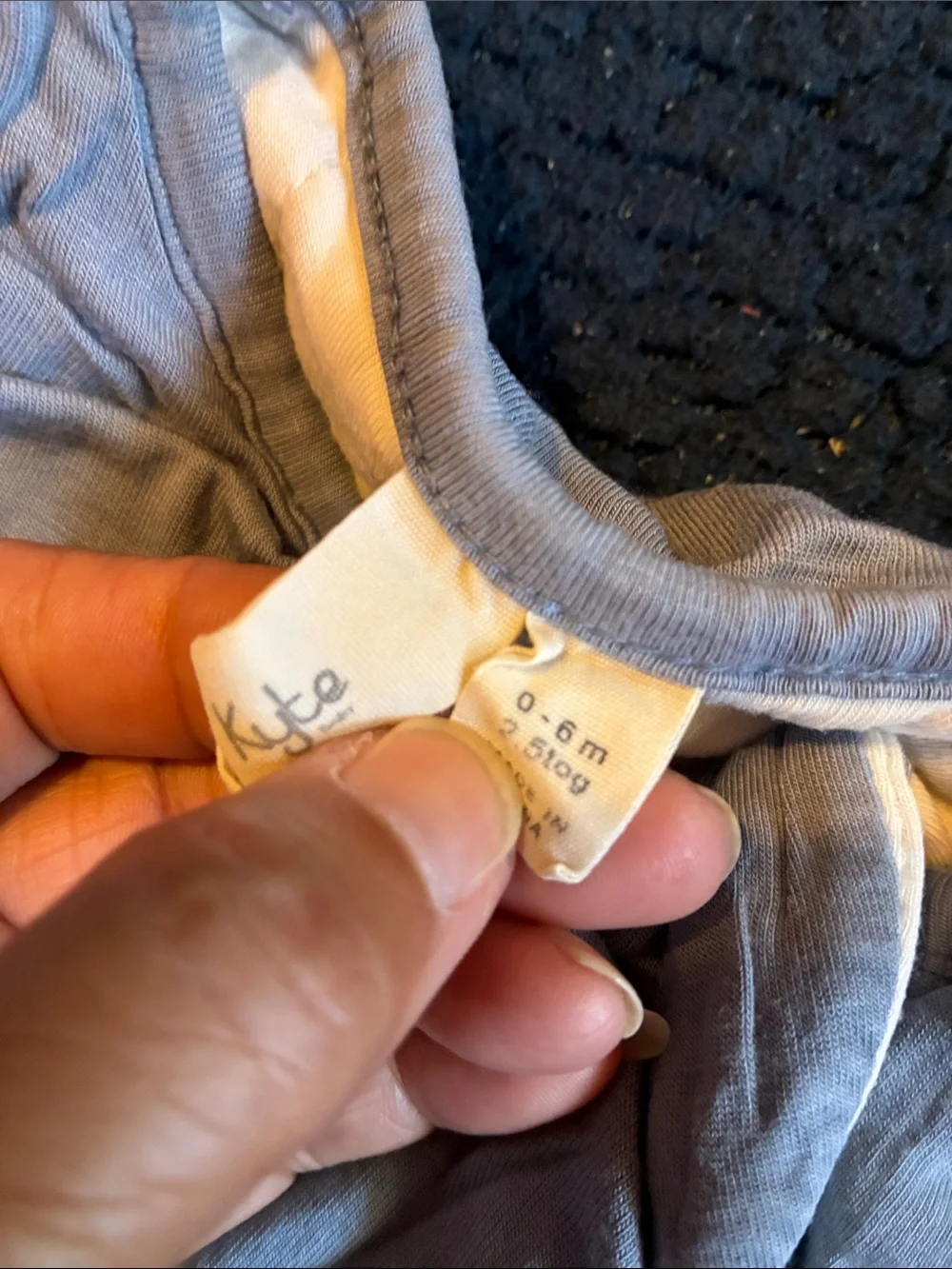 Kyte BABY Blue Sleeveless Sleep Sack